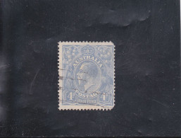 CONFéDéRATION GEORGE V 4P  OUTREMER/ FIL. III / OBLITéRé N° 29 YVERT ET TELLIER 1914-23 - Used Stamps