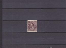 GEORGE V / 1 1/2 SEPIA / NEUF * / FIL. IV /N° 23 YVERT ET TELLIER / 1914-23 - Mint Stamps