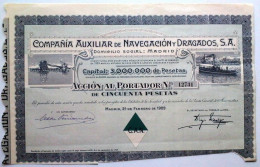 COMPAÑÍA AUXILIAR DE NAVEGACIÓN Y DRAGADOS, S. A. - Navy