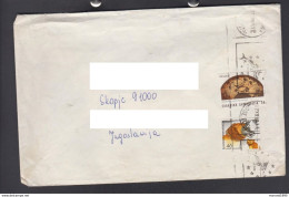 GREECE, 1988, MITOLOGY ART FLAMME FAUNA DELFINS  YUGOSLAVIA (006) - Lettres & Documents