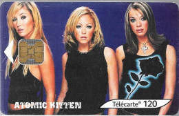 TC-PUBLIC-F1239A-120U-OB2-08/02-ATOMIC KITTEN-26000Ex-Utilisé-TBE - 2002