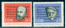 1963 Eugène Edine Pottier,Freemason,revolutionary,De Geyter,belgian Composer,l'INTERNATIONALE,DDR,966,MNH - Musique