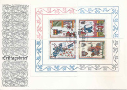 FDC  "Minnesänger 3"  (mit Bogenrändern)       1963 - Covers & Documents