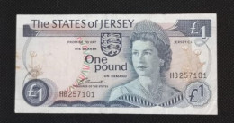 Billet 1 Pound 1976-1988 Jersey - Jersey