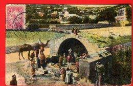 ZVN-30  Nathareth   Where Jesus Is Born  Used Jerusalem Port-Saïd In 1912 With Egyptian Stamp To Switzerland - Heilige Stätte