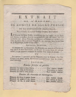 Comite Du Salut Public - An 2 - Preposes Aux Convois Militaires - Relations Avec Les Postes - 1701-1800: Précurseurs XVIII