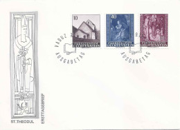 FDC  "Weihnachtsserie V"        1964 - Lettres & Documents