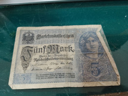 BILLET / 5 MARK/ 1917 - 5 Mark