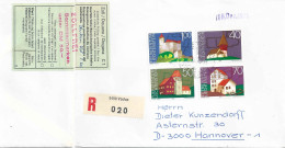 R Brief  "Denkmalschutzjahr" - Hannover  (Zolletikette)      1975 - Storia Postale