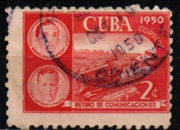 CUBA - 1950 - Manuel Balanzategui, Antonio L.Pausa And Train Wreck - USATO - Oblitérés