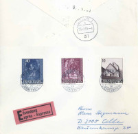 Express Brief  "Weihnachtsserie V"  Triesenberg - Celle       1965 - Covers & Documents