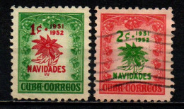 CUBA - 1951 - Christmas: Poinsettia - USATI - Usados