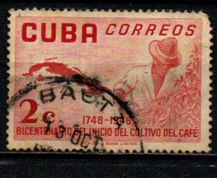 CUBA - 1952 - Bicentenary Of Coffee Cultivation - USATO - Usados
