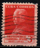 CUBA - 1953 - Francisco Carrera Justiz, Educator, Statesman - USATO - Usati