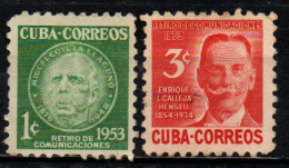 CUBA - 1953 - Miguel Coyula Llaguno, Enrique Calleja Hensell - USATI - Usati