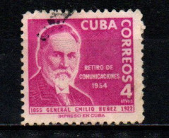 CUBA - 1955 - Gen. Emilio Nunez - USATO - Gebraucht