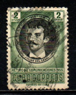 CUBA - 1956 - Julian Del Casal - USATO - Oblitérés