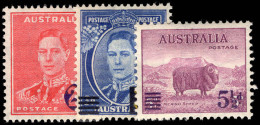 Australia 1940 Provisionals Lightly Mounted Mint. - Neufs