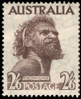 Australia 1952 Aborigine With Wmk Lightly Mounted Mint. - Ongebruikt