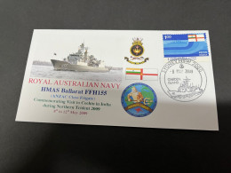 7-7-2023 (1 S 34) Royal Australian Navy Warship - HMAS Ballarat FFH 155 (visit To India) - Altri & Non Classificati