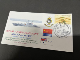 7-7-2023 (1 S 34) Royal Australian Navy Warship - HMAS Pirie ACPB 87 (visit To China) - Otros & Sin Clasificación