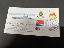 7-7-2023 (1 S 34) Royal Australian Navy Warship - HMAS Success OR 304 + Pirie ACPB 87 (visit To China) 2 Covers - Altri & Non Classificati