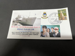 7-7-2023 (1 S 34) Royal Australian Navy Warship - HMAS Tobrul L 50 (Xbox Sound Concert) - Altri & Non Classificati