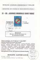 ALGERIA ALGERIE - 1997 NO SMOKING DAY TABAC CIGARETTE - OFFICIAL PHILATELIC BROCHURE NOTICE FOLDER - FDC DOCUMENT - RARE - Tabak