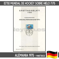 D0107# Alemania 1975 [ETB] Mundial De Hockey Sobre Hielo (N) MI#ETB835 - Other & Unclassified