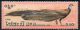 Laos - MNH ** 1986 :  Great Argus  -  Argusianus Argus - Gallinacées & Faisans