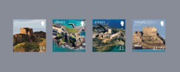 Jersey.2017 EUROPA CEPT.CASTLES.4 ST .MNH - 2017