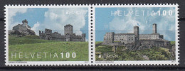 Switzerland.2017 EUROPA CEPT.CASTLES.2 ST .MNH - 2017