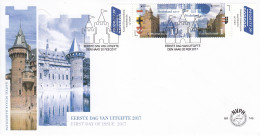 NETHERLANDS 2017 EUROPA CEPT.CASTLES.FDC - 2017