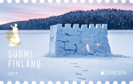 FINLAND.2017 EUROPA CEPT.CASTLES.1 ST .self-adhesive - 2017