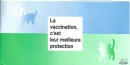 Carte Publicitaire - Vaccination Des Animaux De Compagnie - Santé