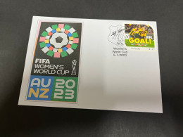 7-7-2023 (1 S 35A) Women's Football  World Cup New Issued Stamp - FIFA Football Cover (released 11-7-2023) Goal ! - Brieven En Documenten