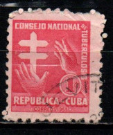 CUBA - 1953 - Hands Reaching For Lorraine Cross - USATO - Timbres-taxe