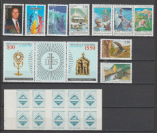 ANDORRE - ANNEE COMPLETE 1997  YVERT N°484/495A (SAUF 496) Avec CARNET ** MNH - COTE 2017 = 53 EUR. - - Ganze Jahrgänge