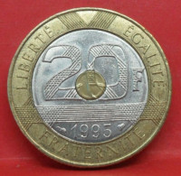 20 Francs Mont Saint-Michel 1995 - SUP - Pièce Monnaie France - Article N°1126 - 20 Francs