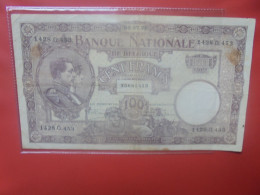 BELGIQUE 100 Francs 1925 Circuler (B.18) - 100 Francos & 100 Francos-20 Belgas