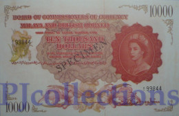 MALAYA & BRITISH BORNEO 10000 DOLLARS 1953 REPRODUCTION UNC - Malaysia