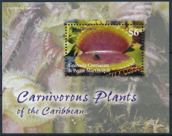 Grenada Grenadine 2005 MNH MS, Venus Flytrap, Carnivorous Plant, Catches & Digests Animal Prey - Piante Velenose