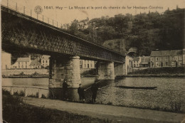 Huy // LA Meuse Et La Pont Du Chemin De Fer Hesbaye - Condroz 1914 Ed. Hermans 1641 - Hoei