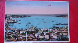TURQUIE TURKEY ISTANBUL CONSTANTINOPLE  LE PORT 1920 - Turquie