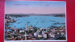 TURQUIE TURKEY ISTANBUL CONSTANTINOPLE  LE PORT 1920 - Turkey