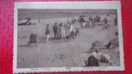 BELGIQUE Nieuwpoort, Nieuport  1935  LA PLAGE - Nieuwpoort