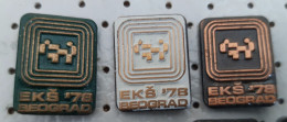 Karate  European Championship Beograd  1978 Yugoslavia Pins - Judo