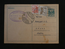 BV7 OSTERREICH BELLE CARTE  ENTIER 1934 POTTENDORF  A  ARONA ITALIA++AFF. PLAISANT+ - Cartes-lettres