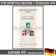 D0111# Alemania 1975 [ETB] Definitivos. Industria Y Técnica (N) MI#ETB850-851,854 - Altri & Non Classificati
