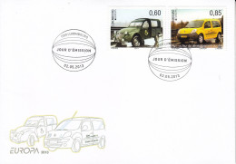 LUXEMBURG 2013 EUROPA CEPT.Van Of The Postman.FDC - 2013